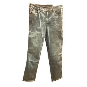 Chico’s DefineMe Denim Straight Leg Jeans US Size 12 Womens NWT